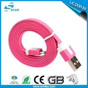 2017 Venda calenta d'alta qualitat Cable pla Micro USB Cable per a Android