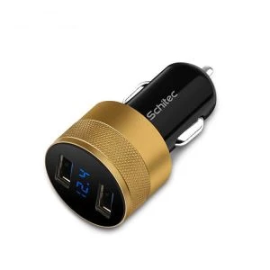 2 Port USB 3.1A Adaptador de cotxe de forma rodona