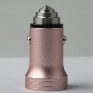 Carregador de cotxe Silver Metal 2.4A
