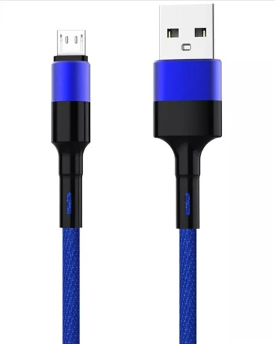 Cable USB Micro de molla metàl·lica